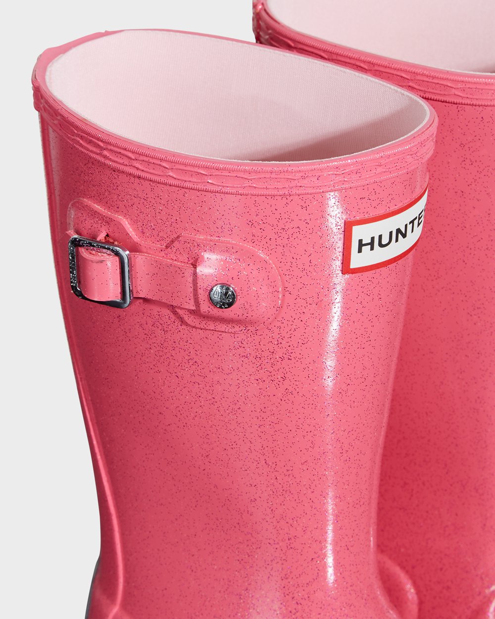 Kids Hunter Original Starcloud - Rain Boots Pink - 6792-VFNZI